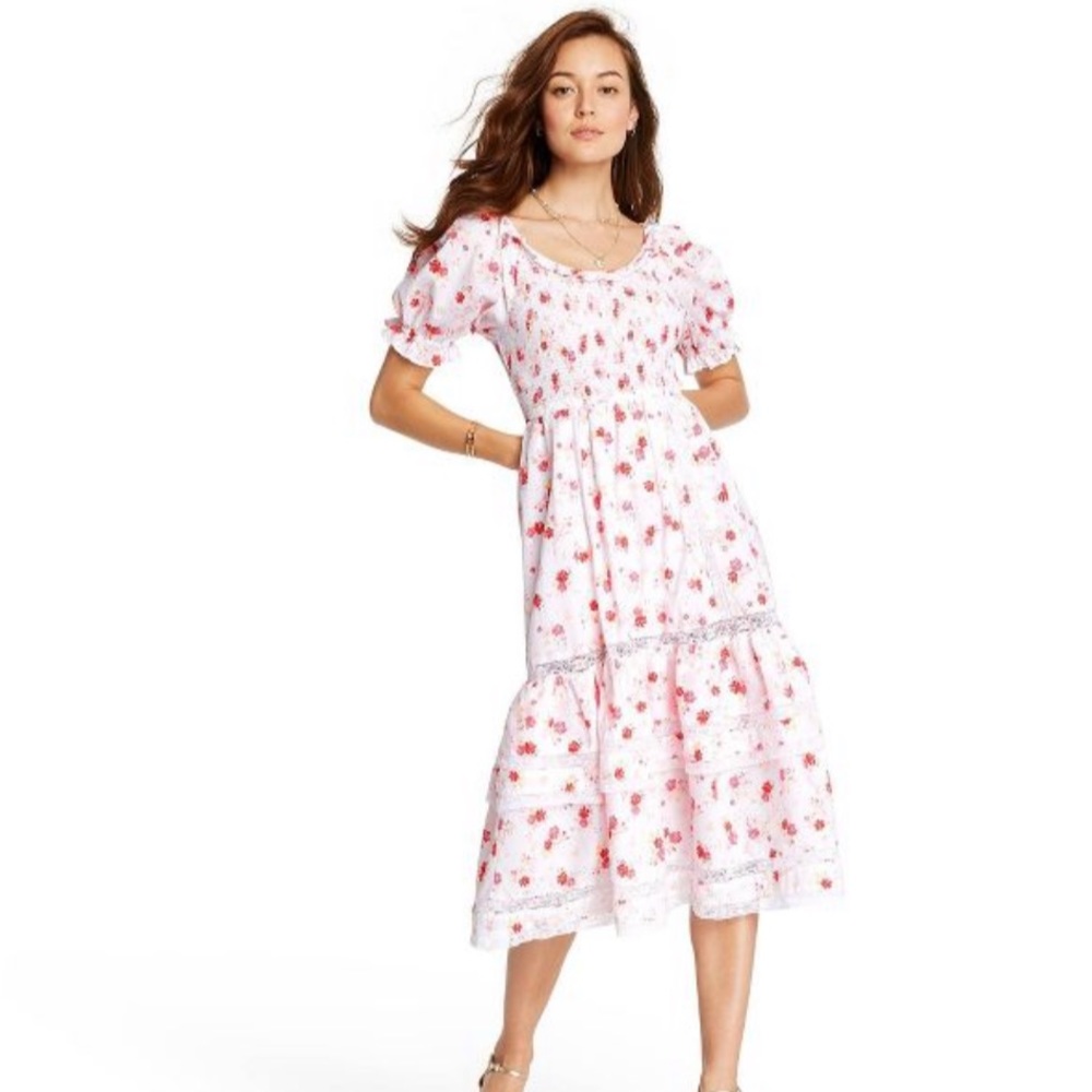 Cosette Smocked Puff Sleeve Dress